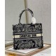 Replica Christian Dior Borsa piccola Dior Book Tote blu scuro