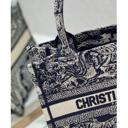 Replica Christian Dior Borsa piccola Dior Book Tote blu scuro
