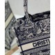Replica Christian Dior Borsa piccola Dior Book Tote blu scuro