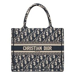 Replica Christian Dior Borsa piccola Dior Book Tote blu scuro