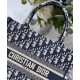 Replica Christian Dior Borsa piccola Dior Book Tote blu scuro