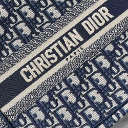 Replica Christian Dior Borsa piccola Dior Book Tote blu scuro