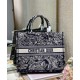 Replica Christian Dior Borsa grande libro Dior blu scuro