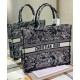 Replica Christian Dior Borsa grande libro Dior blu scuro