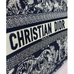 Replica Christian Dior Borsa grande libro Dior blu scuro