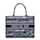 Replica Christian Dior Borsa Book Tote con libro blu scuro