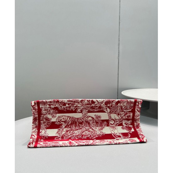 Replica Christian Dior Borsa media a libro rossa