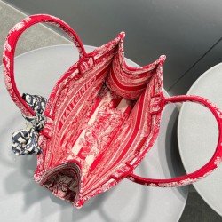 Replica Christian Dior Borsa media a libro rossa