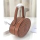 Replica Celine Ovale Minaudiere Cuir Triomphe Pelle Di Vitello Liscia Caffè