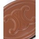 Replica Celine Ovale Minaudiere Cuir Triomphe Pelle Di Vitello Liscia Caffè