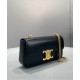 Replica Celine Borsa A Tracolla Catena Triomphe Pelle Di Vitello Lucida Nera