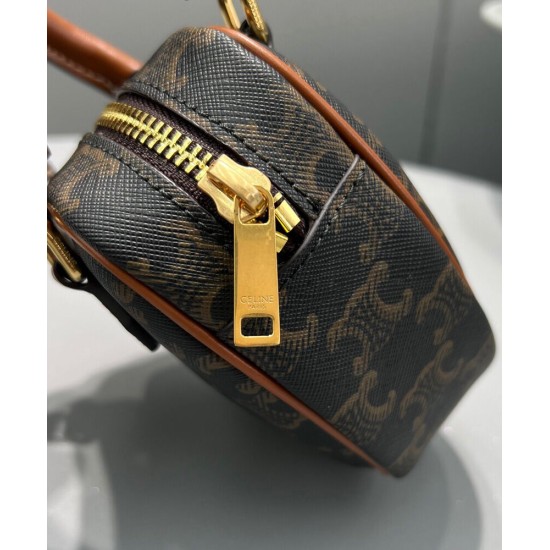 Replica Celine Cuore Medio Caffè Triomphe