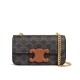 Replica Celine Borsa a tracolla con catena Cuir Triomphe 199242 Henna