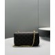 Replica Celine Borsa a tracolla con catena Cuir Triomphe 199242 Henna