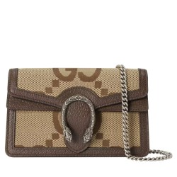 Replica Gucci Dionysus Jumbo GG Super Mini Borsa 476432 Marrone