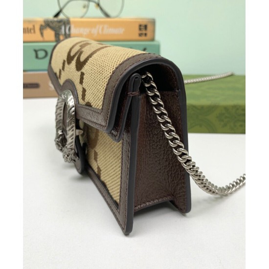 Replica Gucci Dionysus Jumbo GG Super Mini Borsa 476432 Marrone Replica Gucci Dionysus Jumbo GG Super Mini Borsa 476432 Marrone