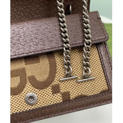 Replica Gucci Dionysus Jumbo GG Super Mini Borsa 476432 Marrone