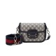 Replica Borsa mini Gucci Horsebit 1955 GG 658574 blu scuro