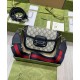 Replica Borsa mini Gucci Horsebit 1955 GG 658574 blu scuro