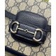 Replica Borsa mini Gucci Horsebit 1955 GG 658574 blu scuro
