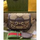 Replica Borsa mini GG jumbo Gucci Horsebit 1955 658574 Marrone