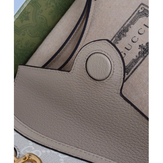 Replica Borsa mini Gucci Horsebit 1955 699296 Crema