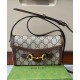 Replica Borsa mini Gucci Horsebit 1955 699296 Marrone
