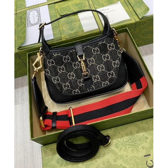 Replica Gucci Jackie 1961 Mini Borsa A Tracolla 685127 Nera