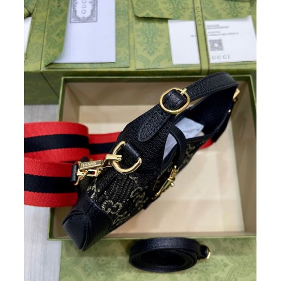 Replica Gucci Jackie 1961 Mini Borsa A Tracolla 685127 Nera