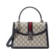Replica Borsa tote piccola Gucci Ophidia GG 651055 blu scuro