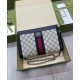 Replica Borsa a tracolla piccola Gucci Ophidia GG 503877 blu scuro