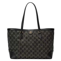 Replica Gucci Ophidia Tote Media Con Web 631685 Nero
