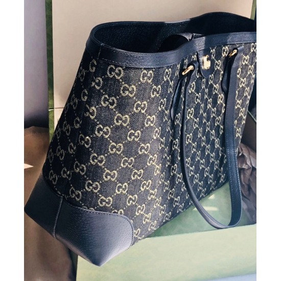 Replica Gucci Ophidia Tote Media Con Web 631685 Nero