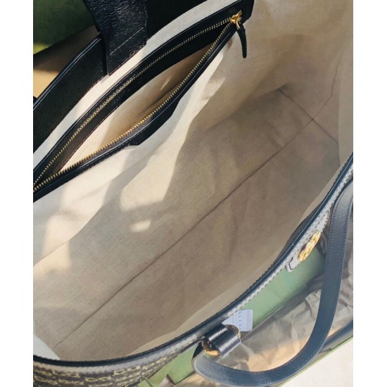 Replica Gucci Ophidia Tote Media Con Web 631685 Nero