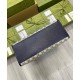 Replica Borsa Gucci Small Tote Con Incastro G 659983 Blu Scuro