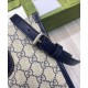 Replica Borsa Gucci Small Tote Con Incastro G 659983 Blu Scuro