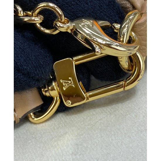 Replica Louis Vuitton Easy Pouch On Strap M81137 Albicocca