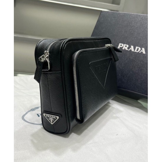 Replica Borsa a Spalla Prada Pelle Saffiano 2VH152 Nera Replica Borsa a Spalla Prada Pelle Saffiano 2VH152 Nera