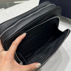 Replica Borsa a Spalla Prada Pelle Saffiano 2VH152 Nera