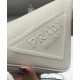 Replica Borsa Triangolo Prada Saffiano Crema