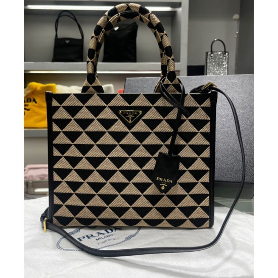 Replica Borsa Prada Small Symbole Tessuto Jacquard Nera Replica Borsa Prada Small Symbole Tessuto Jacquard Nera