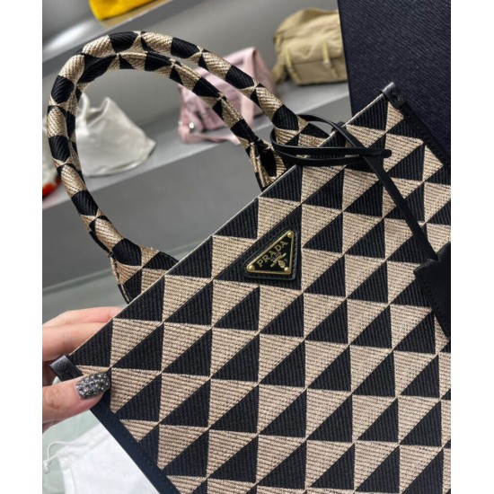 Replica Borsa Prada Small Symbole Tessuto Jacquard Nera Replica Borsa Prada Small Symbole Tessuto Jacquard Nera