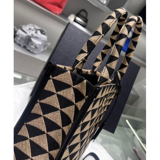Replica Borsa Prada Small Symbole Tessuto Jacquard Nera Replica Borsa Prada Small Symbole Tessuto Jacquard Nera
