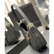 Replica YSL Saint Laurent Borsa Hobo Le Fermoir Pelle Lucida Nera
