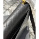 Replica YSL Saint Laurent Gaby Satchel Pelle Di Agnello Trapuntata Nera