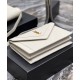 Replica YSL Saint Laurent Gaby Satchel Pelle Di Agnello Trapuntata Bianca