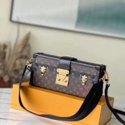 Replica Louis Vuitton Petite Malle East West Monogram Canvas M46120