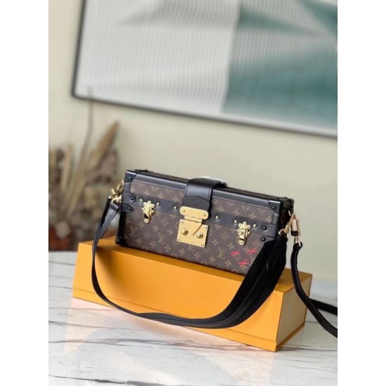 Replica Louis Vuitton Petite Malle East West Monogram Canvas M46120
