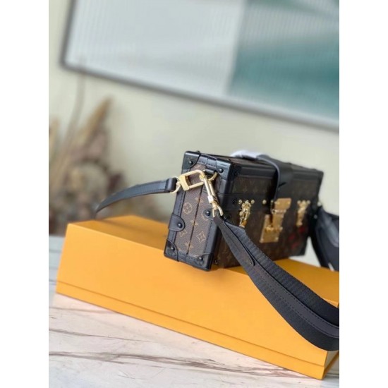 Replica Louis Vuitton Petite Malle East West Monogram Canvas M46120