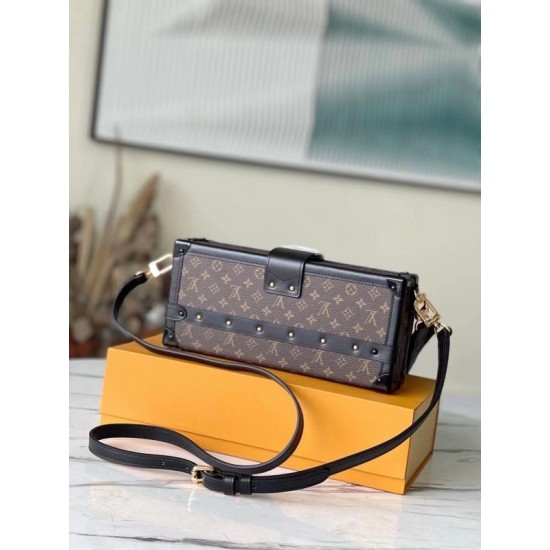 Replica Louis Vuitton Petite Malle East West Monogram Canvas M46120
